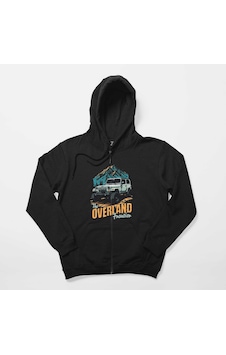 Overland Siyah Fermuarlı Kapşonlu Sweatshirt Overland Siyah Fermuarlı Kapşonlu Sweatshirt