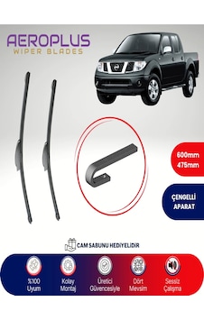 Aeroplus Nissan Navara Muz Silecek Takımı 2005-2013 Aeroplus Nissan Navara Muz Silecek Takımı 2005-2013