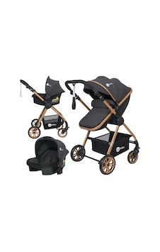 Esse Model Gold Antrasit Travel Bebek Arabası Puset