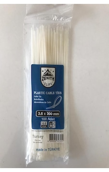 Kablo Bağı Klips Plastik Cırt Kelepçe 3,6 X 300 Mm 100 Adet