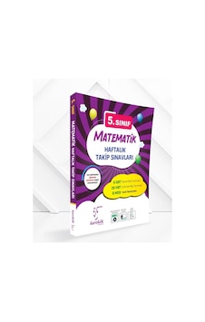 5. Sınıf Matematik Haftalık Takip Sınavları 5. Sınıf Matematik Haftalık Takip Sınavları