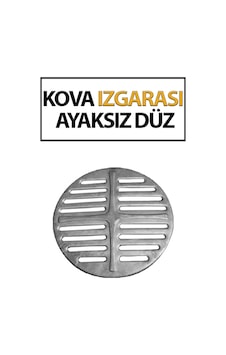 Soba Kova Izgarası Ayaksız Düz , Kalın Saç. Çapı 26 Cm