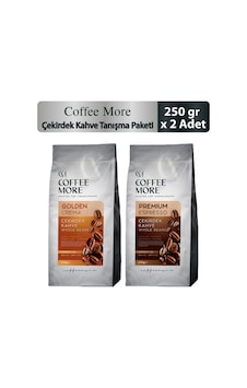 Coffee More Çekirdek Kahve Tanışma Paketi 250 Gr X 2 Adet Coffee More Çekirdek Kahve Tanışma Paketi 250 Gr X 2 Adet