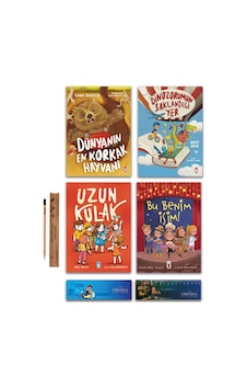 Timaş Çocuk Dünyanın En Korkak Hayvanı - Dinozorumun Saklandığı Yer - Uzun Kulak - Bu Benim İşim Set 4 Kitap Timaş Çocuk Dünyanın En Korkak Hayvanı - Dinozorumun Saklandığı Yer - Uzun Kulak - Bu Benim İşim Set 4 Kitap
