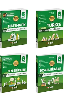Gizli 2026 6. Sınıf Matematik + Türkçe + Fen + Sosyal Alıştırmalı Soru Bankası Seti 4 Kitap Güncel Müfredat Gizli 2026 6. Sınıf Matematik + Türkçe + Fen + Sosyal Alıştırmalı Soru Bankası Seti 4 Kitap Güncel Müfredat