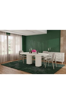 Zeon Mdf Masa Takımı Çok Renkli Zeon Mdf Masa Takımı Çok Renkli