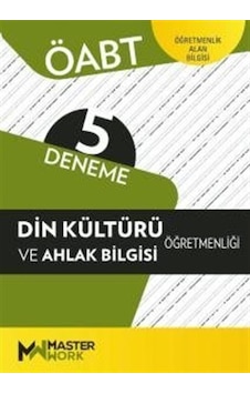 ÖABT Din Kültürü ve Ahlak Bilgisi Öğretmenliği - 5 Deneme- Masterwork