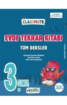 Okyanus 3. Sınıf Tüm Dersler Classmate Evde Tekrar Kitabı (553876946) Okyanus 3. Sınıf Tüm Dersler Classmate Evde Tekrar Kitabı (553876946)
