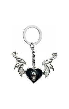 Yarasa Kanatlı Skull Heart Unisex Zamak Kaplama Anahtarlık Gotik Ruhun Cesur Simgesi Yarasa Kanatlı Skull Heart Unisex Zamak Kaplama Anahtarlık Gotik Ruhun Cesur Simgesi