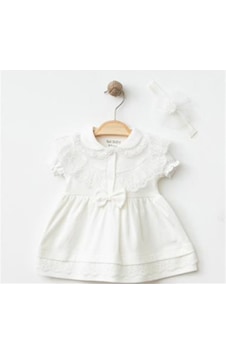 Işıl Baby Yaka Detaylı Elbise Ekru Işıl Baby Yaka Detaylı Elbise Ekru