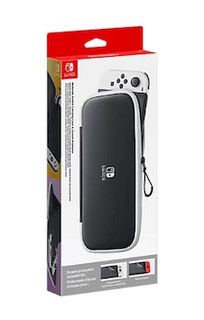 Nintendo Switch Taşıma Kılıfı & Ekran Koruyucu Siyah - Beyaz Nintendo Switch Taşıma Kılıfı & Ekran Koruyucu Siyah - Beyaz