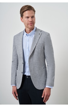 Morven Erkek Lacivert Keten Dokuma Slim Fit Mono Yaka Ceket 25ys002002200 Lacivert Morven Erkek Lacivert Keten Dokuma Slim Fit Mono Yaka Ceket 25ys002002200 Lacivert