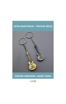 Vintage Metal Gitar Anahtarlık Şık Hediye Alternatifi Çok Renkli Vintage Metal Gitar Anahtarlık Şık Hediye Alternatifi Çok Renkli