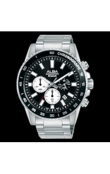 Alba At3l17x1 Quartz Çelik Gri Siyah Kadran 45 Mm Erkek Kol Saati Alba At3l17x1 Quartz Çelik Gri Siyah Kadran 45 Mm Erkek Kol Saati