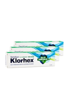 Dentasave Klorhex Yoğun Diş Eti Bakımı Diş Macunu 3 x 75 ML