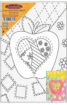 DKT061 desenli tuval kompozit boyama 20x30 cm DKT061 desenli tuval kompozit boyama 20x30 cm