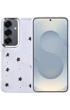 Galaxy S24 Kılıf Airbag Tasarımlı Simli Şeffaf Zore Kutup Kapak Yıldız Galaxy S24 Kılıf Airbag Tasarımlı Simli Şeffaf Zore Kutup Kapak Yıldız