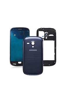 Samsung Uyumlu Galaxy S3 Mini İ8190 Kasa Kapak Mavi Çıtalı Samsung Uyumlu Galaxy S3 Mini İ8190 Kasa Kapak Mavi Çıtalı