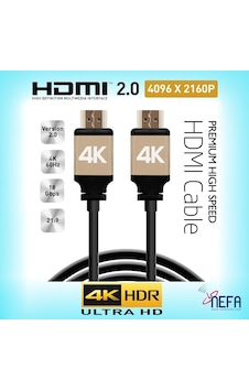 4K Hdmi Kablo 2.0 Hızlı 3D Altın Uçlu 3 M