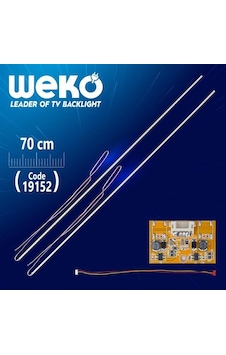 Universal 3'lü Kesilebilir 70 Cm 42''-55'' Arası 2 X Çubuk Eled - Driver
