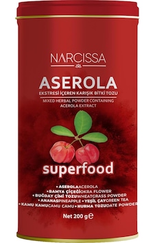 Narcissa Aserola Ekstresi İçeren Karışık Bitki Tozu 200 Gr