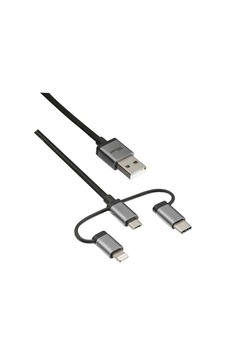 Trust 22693 3 In 1 Telefon Kablosu Lightning - Micro Usb - Type-C Trust 22693 3 In 1 Telefon Kablosu Lightning - Micro Usb - Type-C