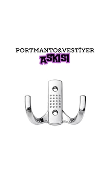 Classy Krom Metal Askı Portmanto Ve Vestiyer Duvar Dolap Elbise Askısı Mobilya Kapı Askılığı Askılık Krom Krom
