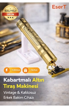 Esert T9 Kablosuz Vintage Profesyonel Tıraş Makinesi Esert T9 Kablosuz Vintage Profesyonel Tıraş Makinesi