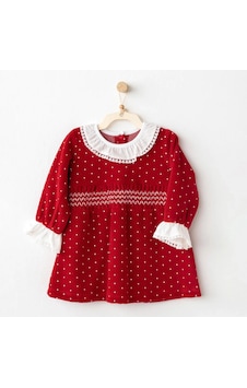 Andywawa Dress Party Bebek Elbise Ac26315 Kırmızı Andywawa Dress Party Bebek Elbise Ac26315 Kırmızı