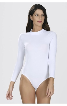 NBB 2'li Yeni Sezon Ten Uzun Kol Boğazlı Çıtçıtlı Body 001