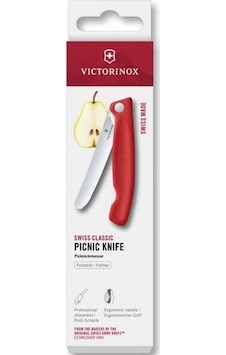 Victorinox 6.7801.fc1 Swiss Classic 11cm Katlanır Piknik Bıçağı, Kırmızı Renkli Victorinox 6.7801.fc1 Swiss Classic 11cm Katlanır Piknik Bıçağı, Kırmızı Renkli