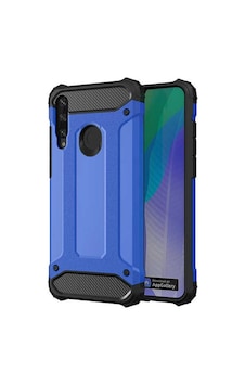 Kilifone - Huawei Uyumlu Y6p - Kılıf Çift Katman Zırh Tank Crash Military Kapak - Mavi Kilifone - Huawei Uyumlu Y6p - Kılıf Çift Katman Zırh Tank Crash Military Kapak - Mavi