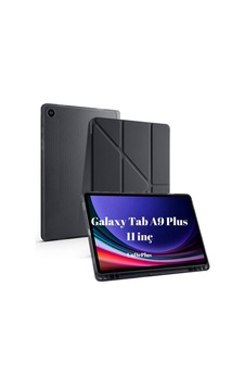 A9 11inç X210 X215 X216 İle Uyumlu Kılıf Kalem Bölmeli Trifolding Case Siyah Sku: Zeusb0dy6b9s78 Arka Kapak