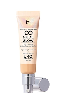It Cosmetics Cc+ Nude Glow Lightweight Foundation + Glow Serum Spf 40 - Medium Medium It Cosmetics Cc+ Nude Glow Lightweight Foundation + Glow Serum Spf 40 - Medium Medium