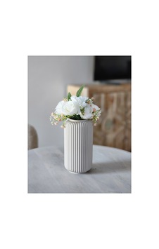 Modern Dekoratif 20 Cm Beyaz Beyaz