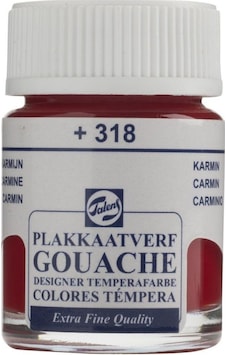 Talens Guaj Boya Cam Şişe 16Ml 318 Carmine Talens Guaj Boya Cam Şişe 16Ml 318 Carmine