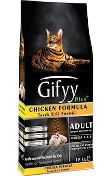 Gifyy Tavuk Etli Yetişkin Kedi Maması 15 KG Gifyy Tavuk Etli Yetişkin Kedi Maması 15 KG