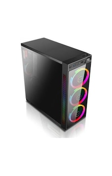 Powerboost VK-C12B RGB Mid Tower Kasa Psu Yok Powerboost VK-C12B RGB Mid Tower Kasa Psu Yok