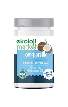 Organik Glutensiz Hindistan Cevizi Yağı Soğuk Sıkım 300 Gr.
