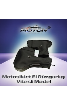 Motosiklet El Rüzgarlığı Vitesli Model - Su Ve Soğuk Geçirmez Elcik Koruma Kılıfı Siyah Motosiklet El Rüzgarlığı Vitesli Model - Su Ve Soğuk Geçirmez Elcik Koruma Kılıfı Siyah