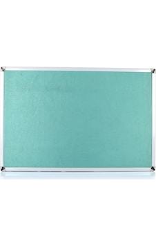 90x120 Duvara Monte Kumaşlı Pano Metal Çerçeveli Turkuaz