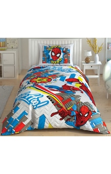 Taç Kapitoneli Nevresim Takımı Spiderman Hero Taç Kapitoneli Nevresim Takımı Spiderman Hero
