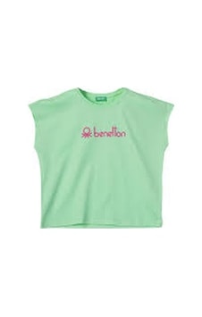 United Colors Of Benetton Benetton Kız Çocuk T-shirt 09327 Mint Yeşili United Colors Of Benetton Benetton Kız Çocuk T-shirt 09327 Mint Yeşili