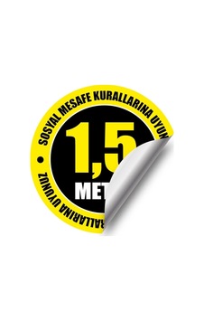 Sosyal Mesafe Maske Etiketi 25x25 Cm 3 Adet Diğer Sosyal Mesafe Maske Etiketi 25x25 Cm 3 Adet Diğer