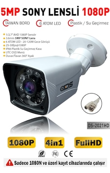 DS-2021HD IDS - 5MP SONY LENSLİ 1080P FULLHD AHD 4IN1 GÜVENLİK KAMERASI DS-2021HD IDS - 5MP SONY LENSLİ 1080P FULLHD AHD 4IN1 GÜVENLİK KAMERASI