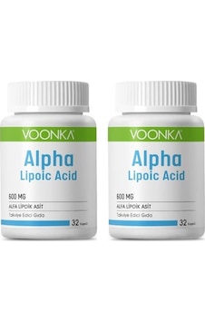 Voonka Alpha Lıpoic Acid 600 Mg 32 Kapsül 2 Adet Voonka Alpha Lıpoic Acid 600 Mg 32 Kapsül 2 Adet