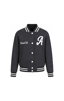 Trender Düğmeli A Baskı 3 İp Kolej Füme Erkek Çocuk Sweatshirt 8088 Trender Düğmeli A Baskı 3 İp Kolej Füme Erkek Çocuk Sweatshirt 8088