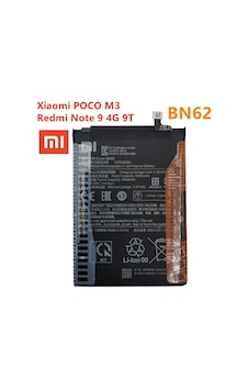 Xiaomi Redmi Note 9 4G Poco M3,Redmi 9T BN62 6000mAh Batarya