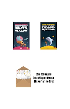 Otostopçunun Galaksi Rehberi + Elveda Ve Bütün O Balıklar İçin Teşekkürler + Okuma Sticker'ları