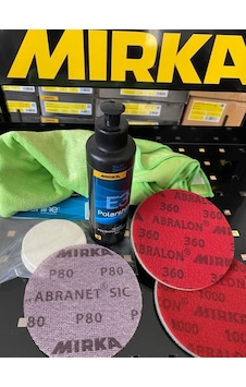 Mirka Cam Temizlik Seti Araç Pasta Seti 6'lı Set (Mirka E3 Cam) Mirka Cam Temizlik Seti Araç Pasta Seti 6'lı Set (Mirka E3 Cam)